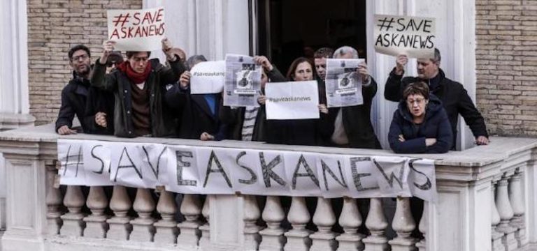 La solidarietà di Usigrai ad Askanews, stop a progetti azzeramento dell’informazione.