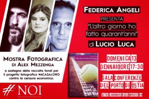 “L’altro giorno ho fatto quarant’anni”: Federica Angeli presenta Lucio Luca