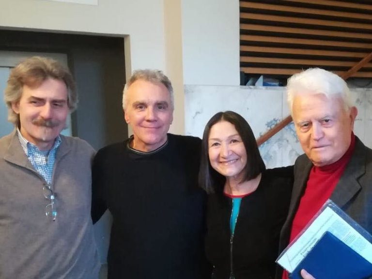 Gian Carlo Caselli e Donato Ungaro insieme a Torino per parlare di mafia e liberta’ d’espressione del Teatro delle Albe