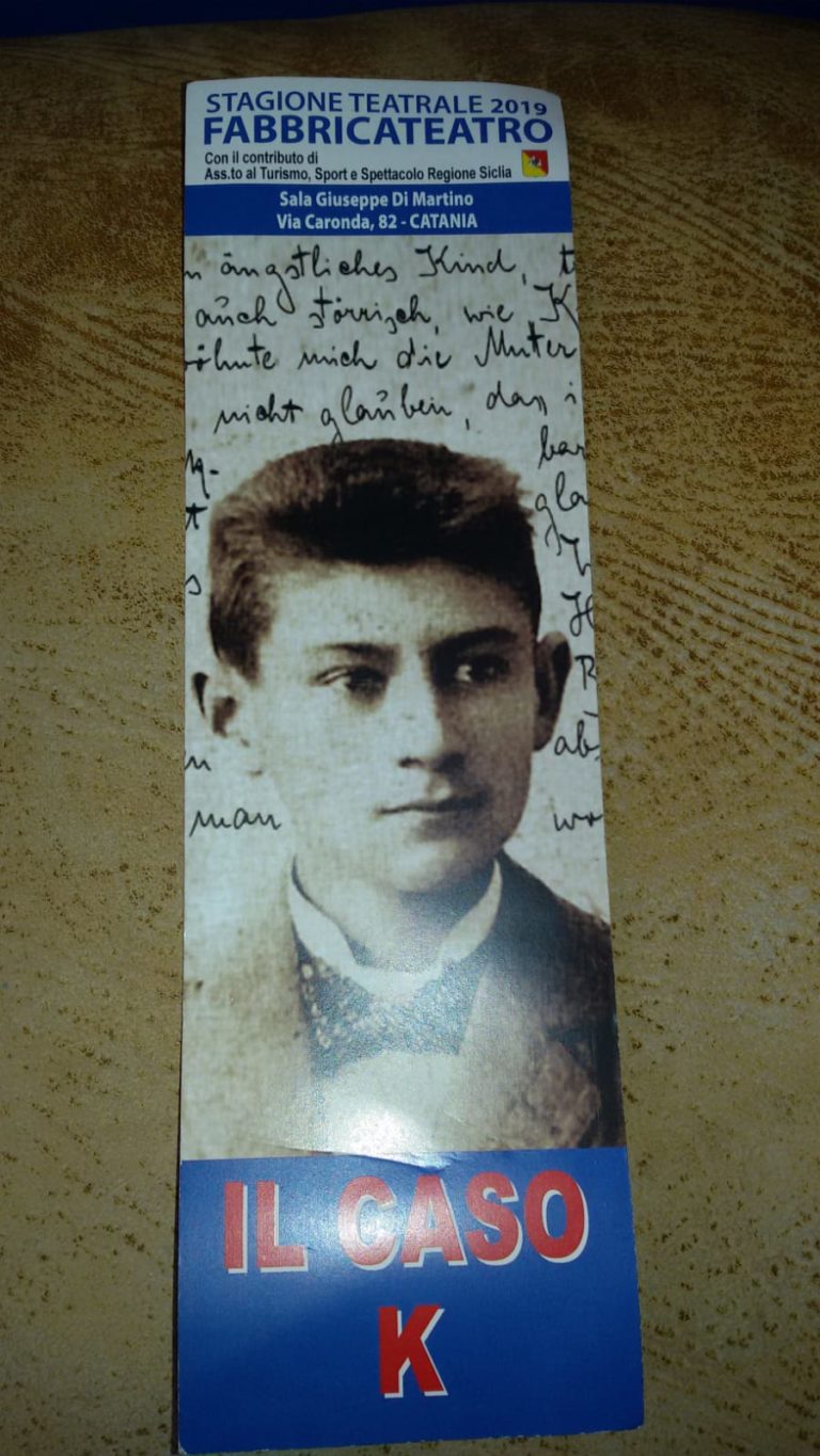 Sorvegliati e puniti. Primo appuntamento del progetto Il Caso K: “Il processo’ di Franz Kafka, Sala Di Martino Catania