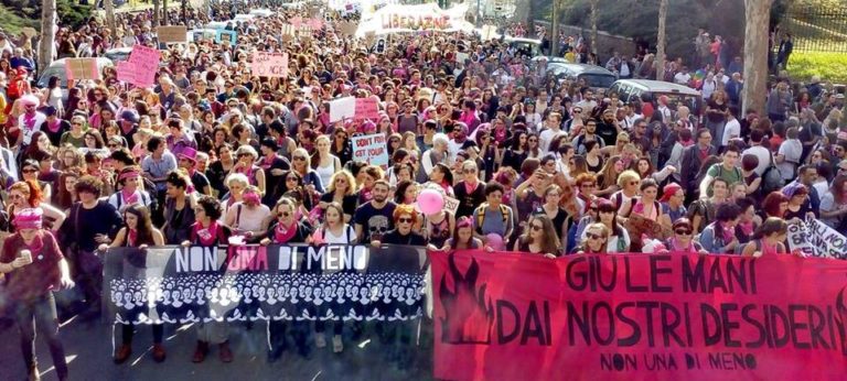 ‘Non Una Di Meno’: pacifica marcia di protesta a Verona per difendere i diritti di tutti