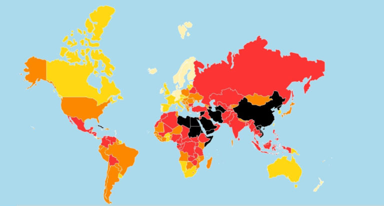 Rsf, giornalisti costretti a operare tra pericoli e minacce. ‘Buone condizioni’ solo per il 24% in 180 paesi