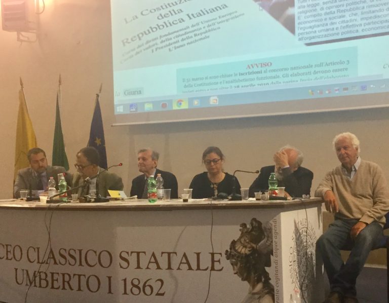 Presentato a Napoli il concorso “Rileggiamo l’articolo 3 della Costituzione”