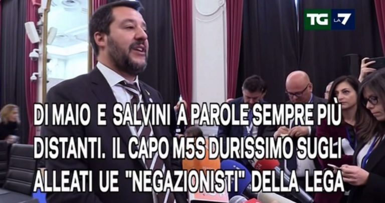 Match per le Europee: “in onda” il wrestling tra Salvini e Di Maio