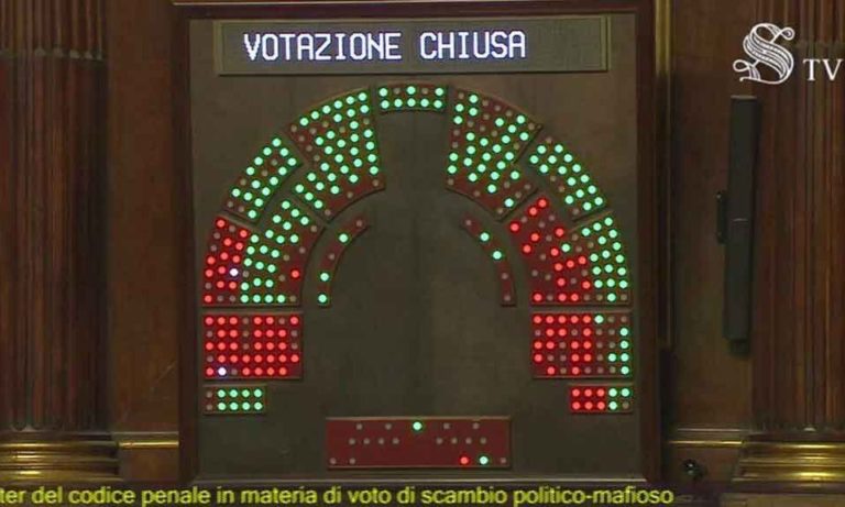 Voto di scambio, riforma a rischio di incostituzionalità