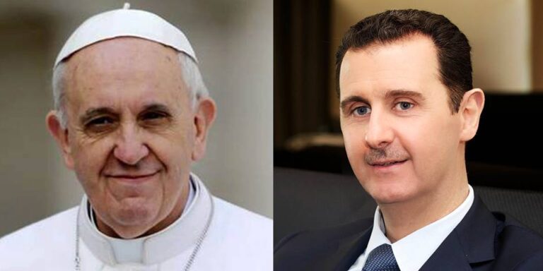 Bergoglio, Assad e un lettera che archivia la sinfonia