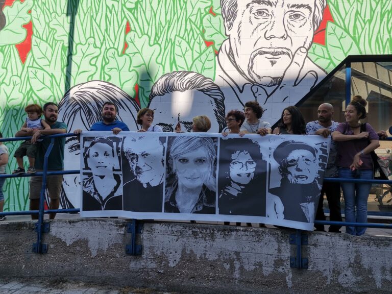 Ostia. Murale stazione Lido Nord: flash mob contro la censura