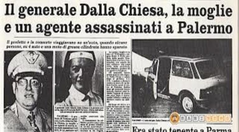 37 anni fa l’omicidio del Generale Dalla Chiesa. La mafia ieri e oggi. Dal sud al nord trova spazio nella corruzione