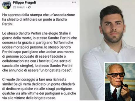 “Pertini brigatista”. Bufera sul consigliere della Lega (che poi si scusa)