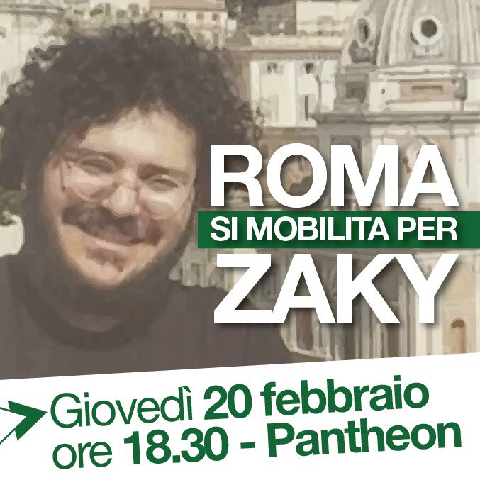 Oggi tutti al Pantheon per chiedere la liberazione di Patrick Zaki. L’adesione di Articolo 21 presente alla fiaccolata