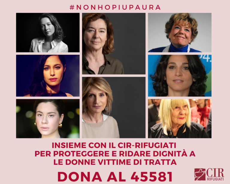 #nonhopiupaura: la campagna del Consiglio Italiano per i Rifugiati a sostegno delle donne vittime di tratta dal 9 al 15 marzo