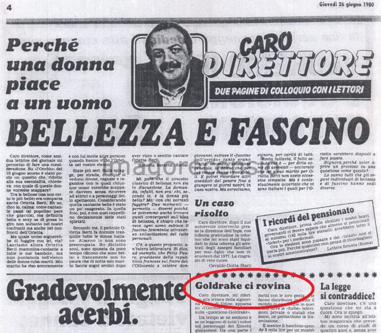 Editoria. 40 anni fa l’avventura de “L’Occhio”