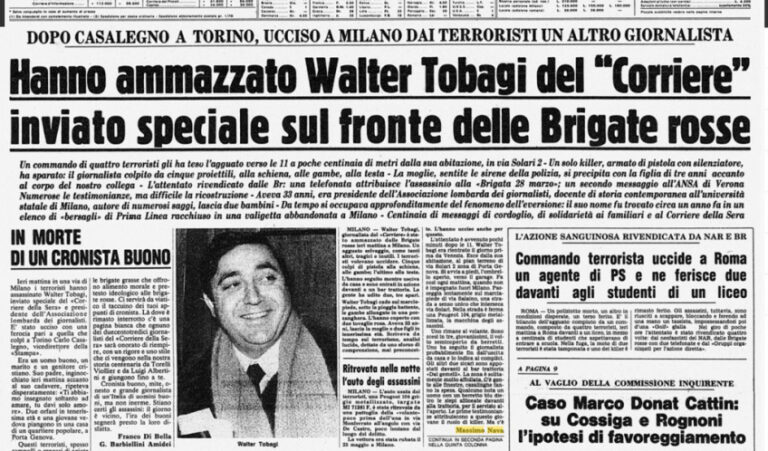 Ucciso 40 anni fa Walter Tobagi. Intervista alla figlia Benedetta: “era stato divorato dalla passione per il giornalismo fin da ragazzo”