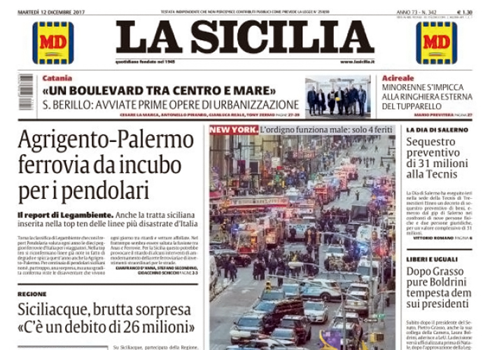 Vertenza quotidiano La Sicilia di Catania, la Fnsi al fianco dei colleghi