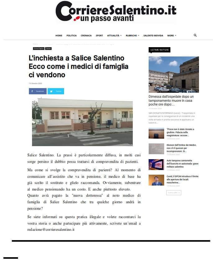Fake news e i delinquenti da tastiera: due medici nel mirino nel Salento. Articolo21 Puglia denuncia