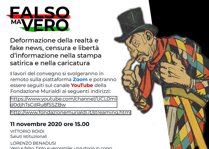 ‘Falso ma Vero’, l’11 novembre convegno online della Fondazione Murialdi