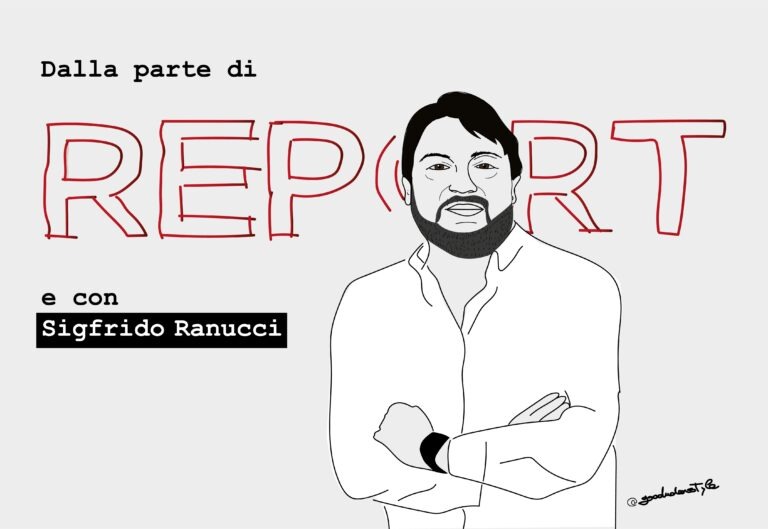 Minacce a Ranucci e Report, una vignetta per la libertà di informazione