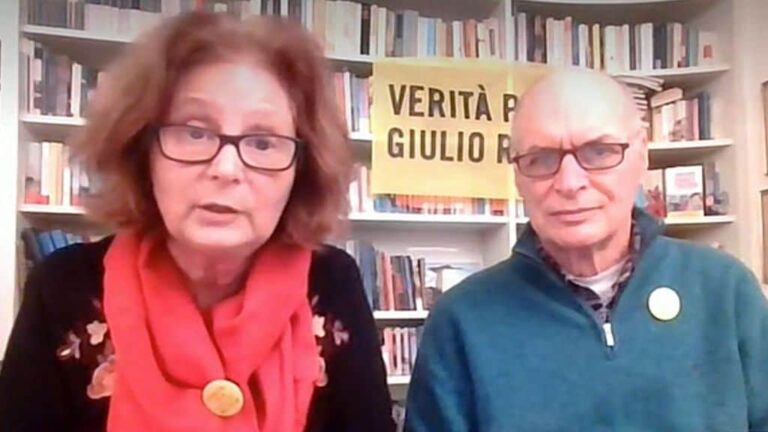 Paola e Claudio Regeni: “l’inaugurazione della panchina per Antonio Megalizzi rimarrà nei cuori dei presenti”