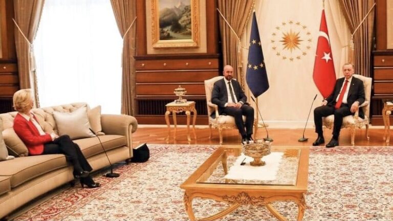 Erdogan-Von der Leyen, giusto il clamore e la protesta, ma dalla vicenda esala un puzzo d’ipocrisia