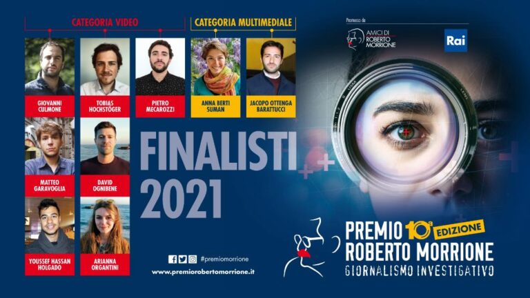 Presentati i finalisti della decima edizione del Premio “Roberto Morrione”