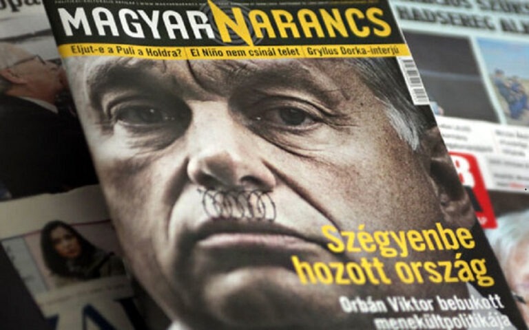 Questa copertina ungherese ‘propaganda di terrorismo’? Inciampo del parlamento europeo
