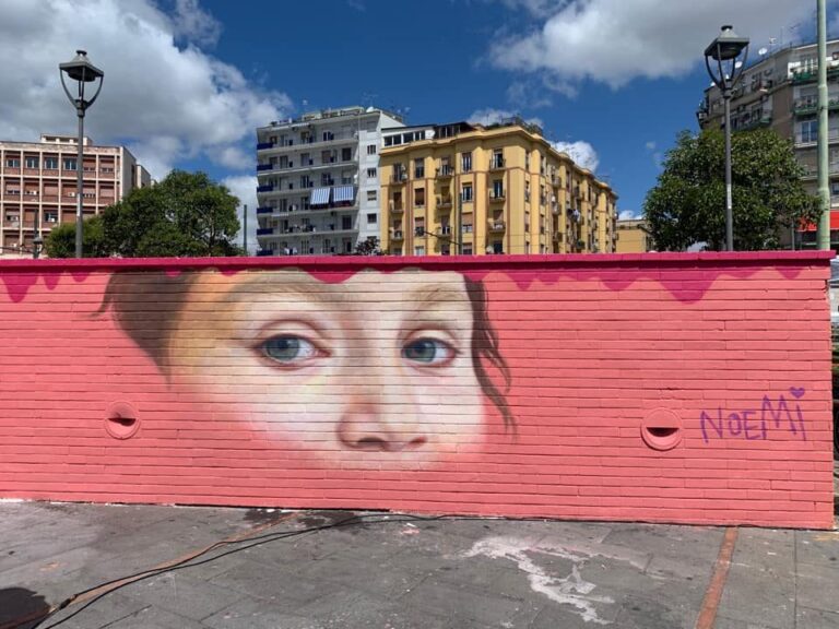 Un murale inaugurato il 15 maggio a Napoli. con Noemi e per Noemi, ma anche per tutti noi