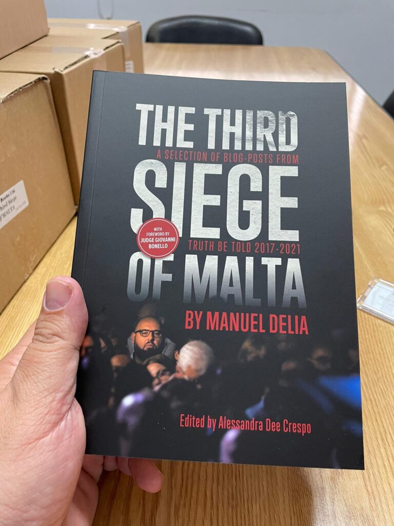 “The Third Siege of Malta”. Il nuovo libro di Manuel Delia contro mafia e corruzione