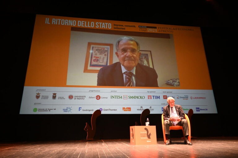 Romano Prodi e l’esperienza del futuro al Festival dell’Economia di Trento. 4 giugno 2021