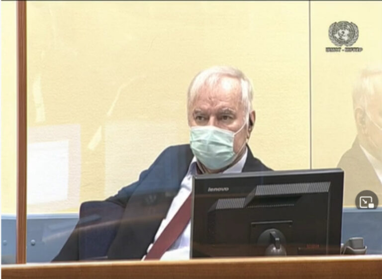 Ratko Mladić: confermato l’ergastolo