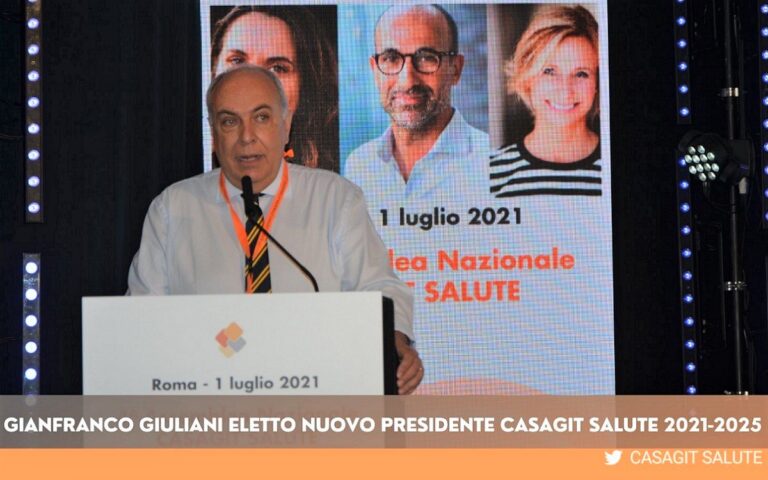 Casagit Salute, Gianfranco Giuliani nuovo presidente