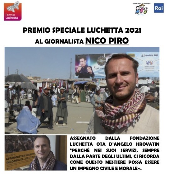 Premio Speciale Luchetta 2021 al giornalista Nico Piro