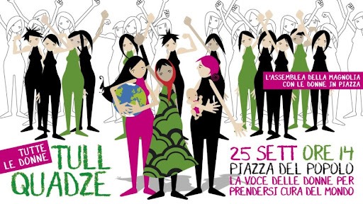 “Tull quadze/Tutte le donne la voce delle donne per prendersi cura del mondo”. 25 settembre, Roma