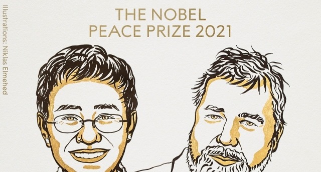 Nobel per la Pace ai giornalisti Maria Ressa e Dmitry Muratov, paladini della libertà d’espressione
