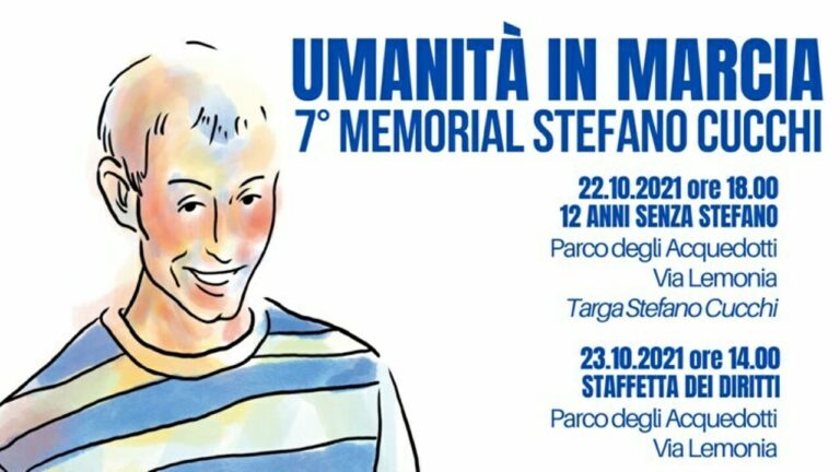 In marcia per i diritti: torna il Memoria Stefano Cucchi. Roma, 23 ottobre