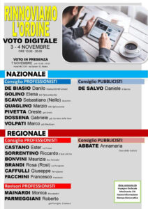 Elezioni ODG. Ballottaggi. Anche in Lombardia. Le liste