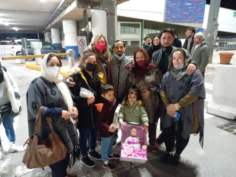 L’arrivo a Palermo del collega Hedayatullah e della sua famiglia