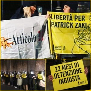 ‘Libero, ma non assolto’. Sit in a Roma per Patrick Zaky