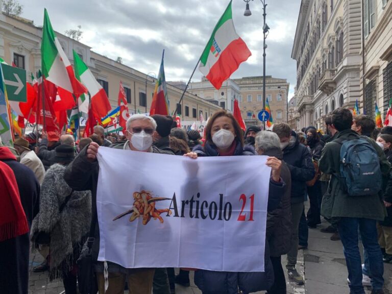 Ucraina, anche Articolo 21 in piazza in tutta Italia per ribadire “no alla guerra”
