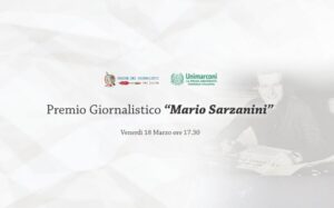 Primo premio giornalistico ‘Mario Sarzanini’. Tra i premiati Valerio Cataldi