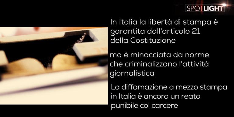 Inchiesta Spotlight questa sera su RaiNews: “Il Bavaglio. Le querele temerarie contro la stampa, un problema per la democrazia”