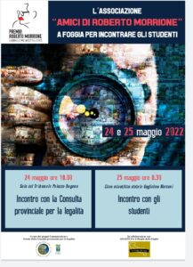 Il Premio Roberto Morrione a Foggia: 24 e 25 maggio insieme alla Consulta provinciale per la legalità