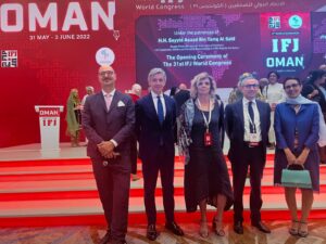 Oman, al via il 31esimo congresso mondiale dei giornalisti. Presente delegazione Fnsi
