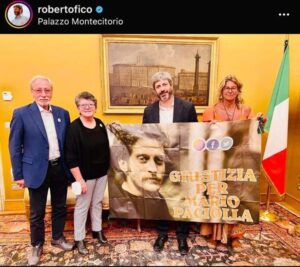 Il Presidente Fico riceve i genitori di Paciolla: “Tutto il possibile per avere verità e giustizia”