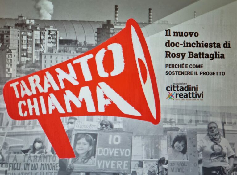 Il 19 settembre alla FNSI la presentazione del progetto di docu-inchiesta “Taranto chiama” di Rosy Battaglia