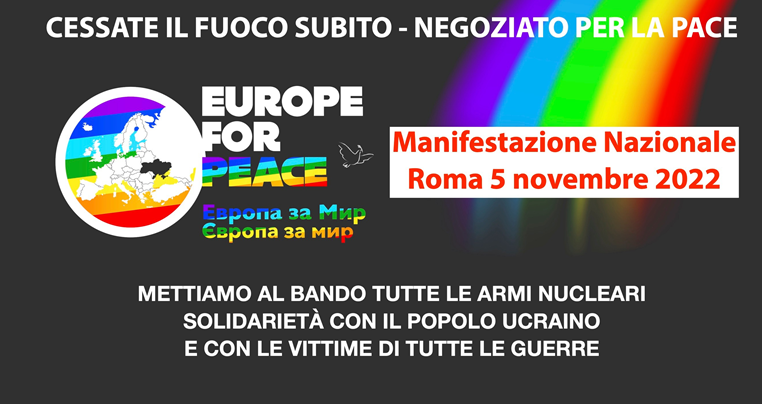 “Cessate il fuoco subito. Negoziato per la pace”. Manifestazione Nazionale a Roma sabato 5 novembre. L’adesione di Articolo21
