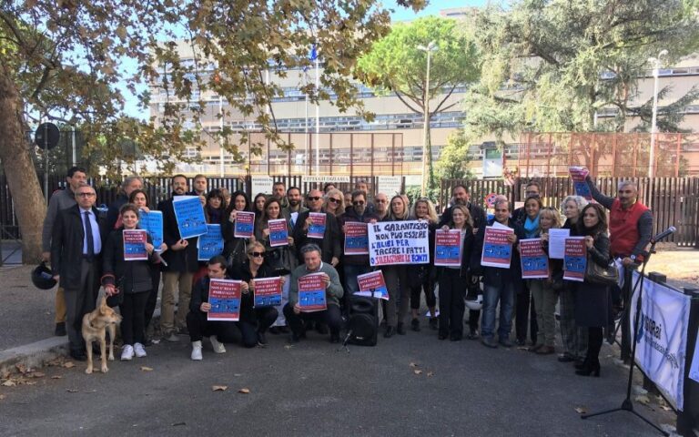 Presunzione di innocenza, la Fnsi in piazza con i cronisti romani e del Lazio: “Una norma da cambiare”
