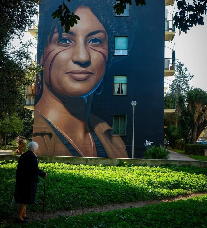 Al Quarticciolo una dedica a Marielle Franco