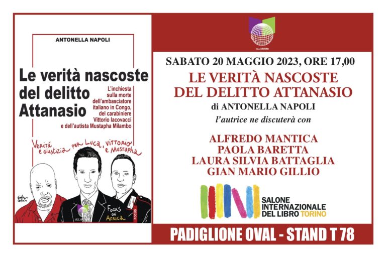 Delitto Attanasio, il libro inchiesta di Antonella Napoli al Salone internazionale del libro di Torino