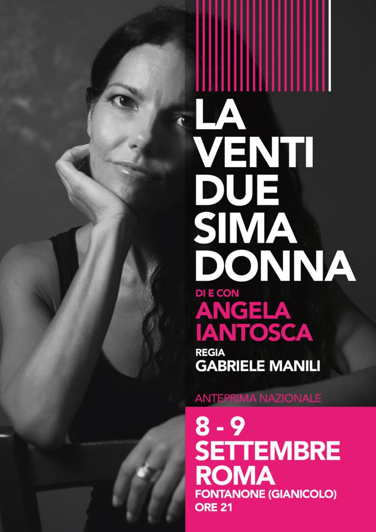 La Ventiduesima Donna: la giornalista Angela Iantosca porta in scena il suo primo monologo teatrale