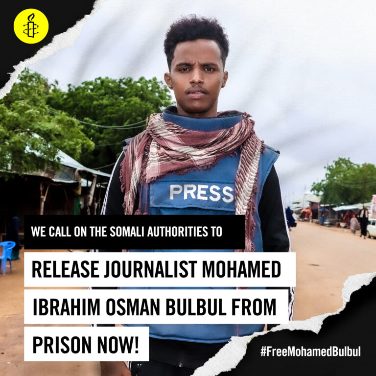 “Mancanza di prove”: assolto e scarcerato il giornalista somalo Mohamed Ibrahim Osman Bulbul